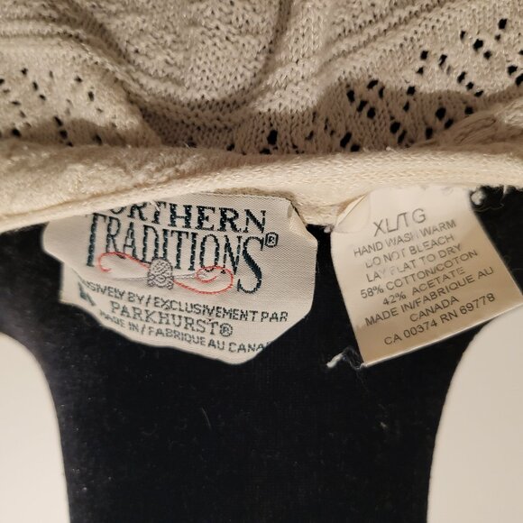 Vintage Northern Tradition Pointelle knit cardigan - Picture 7 of 7